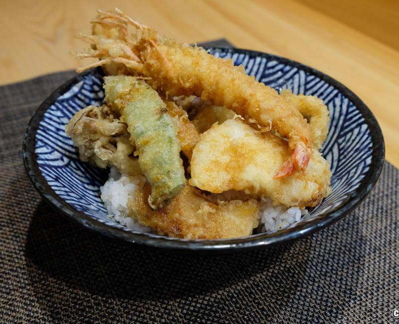 Donburi Tendon (riz et beignets Tempura)  Donburi Tendon (riz et beignets Tempura)