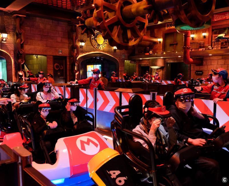 Super Nintendo World (USJ, Osaka), attraction Mario Kart Koopa's Challenge 2 Super Nintendo World (USJ, Osaka), attraction Mario Kart Koopa's Challenge 2