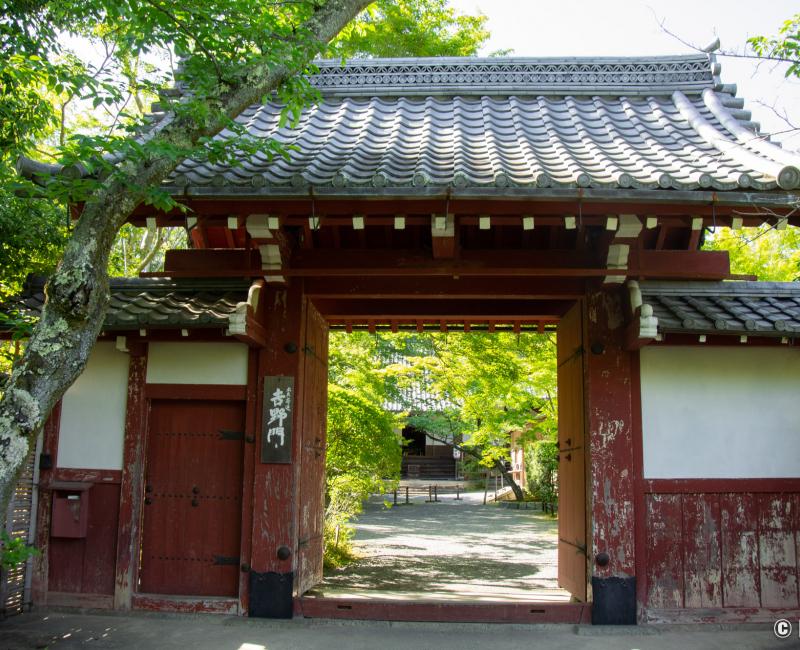 Josho-ji (Kyoto), porte Yoshino-mon à l'entrée du temple