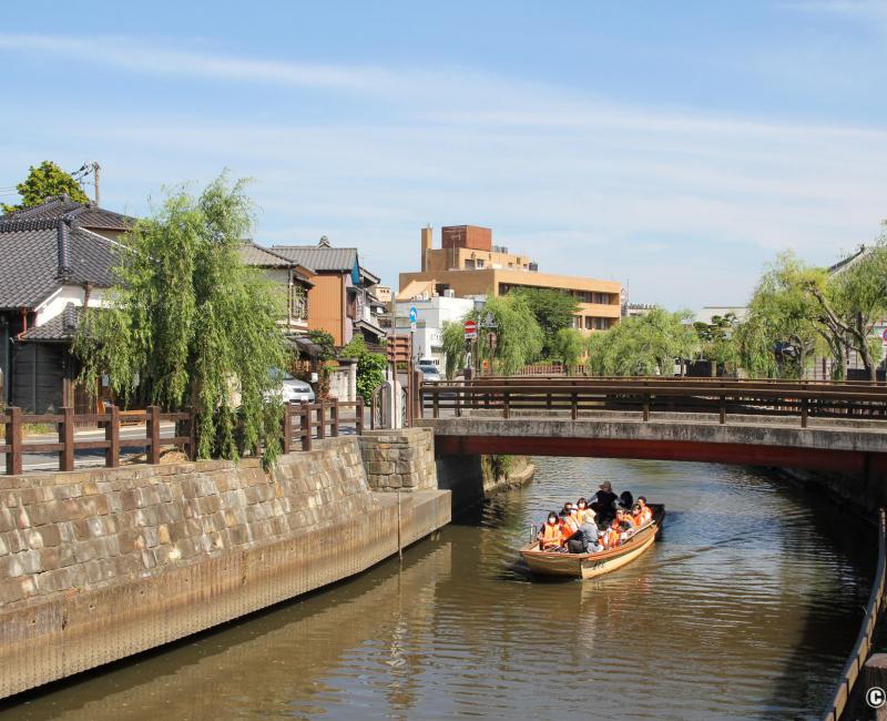 Sawara (Katori, Chiba), tour en barque sur la rivière Ono-gawa Sawara (Katori, Chiba), tour en barque sur la rivière Ono-gawa