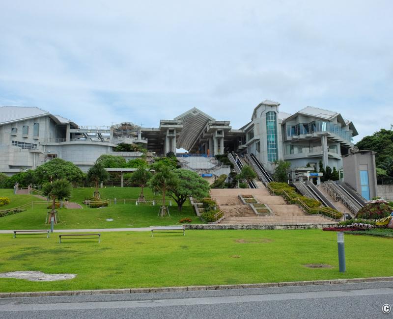 Aquarium Churaumi (Okinawa), vue sur le site Ocean Park Expo Aquarium Churaumi (Okinawa), vue sur le site Ocean Park Expo