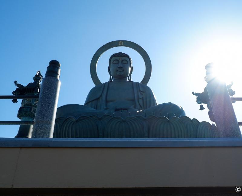 Takaoka (Toyama), statue de Daibutsu Amida en cuivre au temple Daibutsu-ji