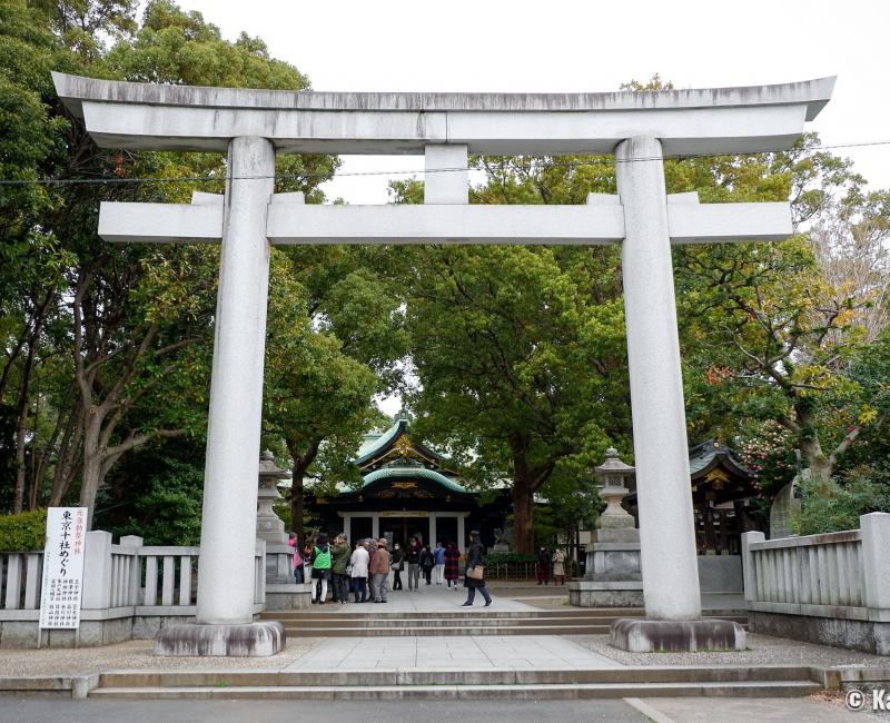 Oji (Tokyo), porte Torii du sanctuaire Oji-jinja