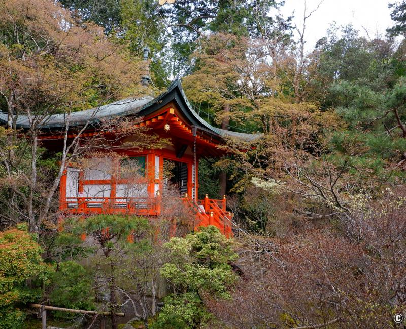 Bishamon-do (Kyoto), pavillon Benzaiten du temple  Bishamon-do (Kyoto), pavillon Benzaiten du temple