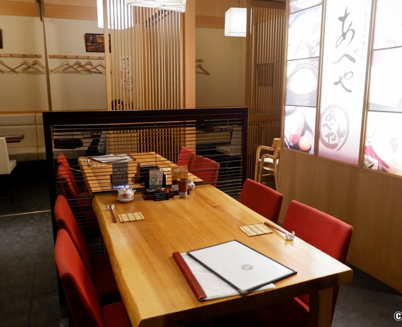 Honke Abeya (Akita), salle du restaurant
