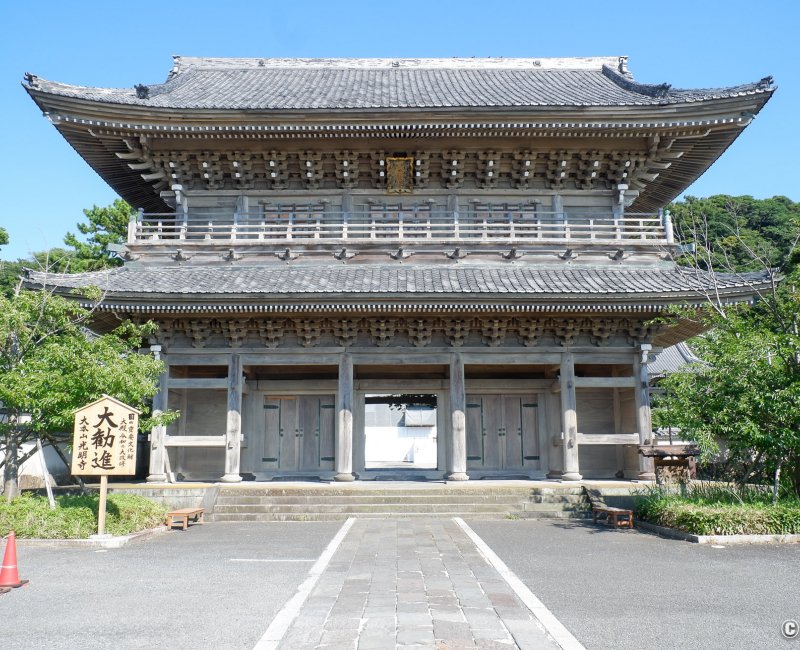 Komyo-ji (Kamakura), porte Sanmon du temple