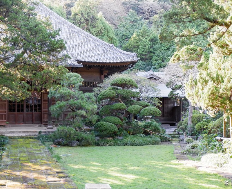 Randonnée Daibutsu (Kamakura), temple Jufuku-ji le long du sentier 4 Randonnée Daibutsu (Kamakura), temple Jufuku-ji le long du sentier 4