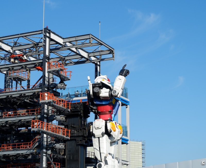 Parc Yamashita (Yokohama), Gundam mecha géant de Yokohama Parc Yamashita (Yokohama), Gundam mecha géant de Yokohama