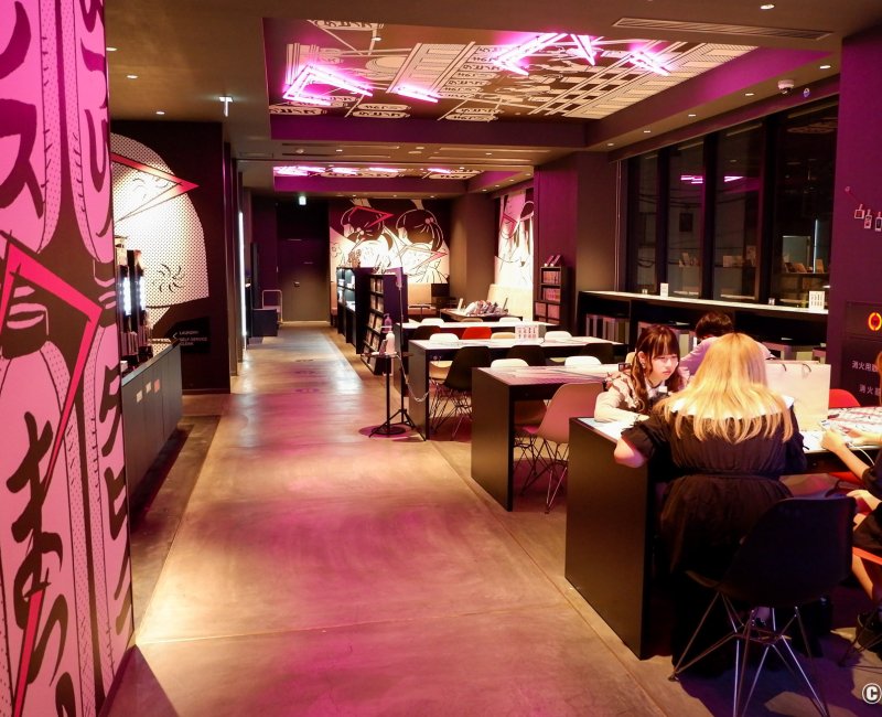 Hôtel Tavinos Asakusa (Tokyo), salle commune de l'établissement Hôtel Tavinos Asakusa (Tokyo), salle commune de l'établissement