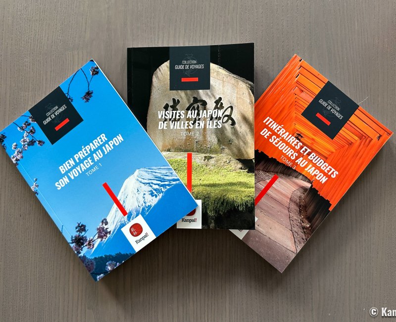Les 3 livres de la collection "Guide de voyage au Japon" (3)