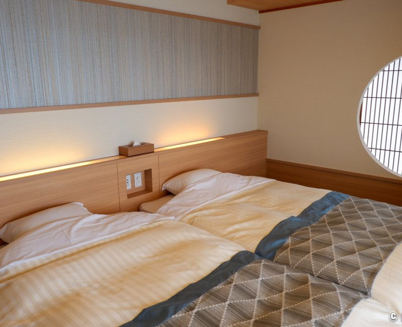 Wakura Onsen, chambre du ryokan Kaibo
