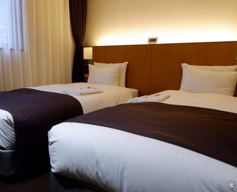 Hôtel Folkloro (Kakunodate), chambre Twin avec literie à l'occidentale 2