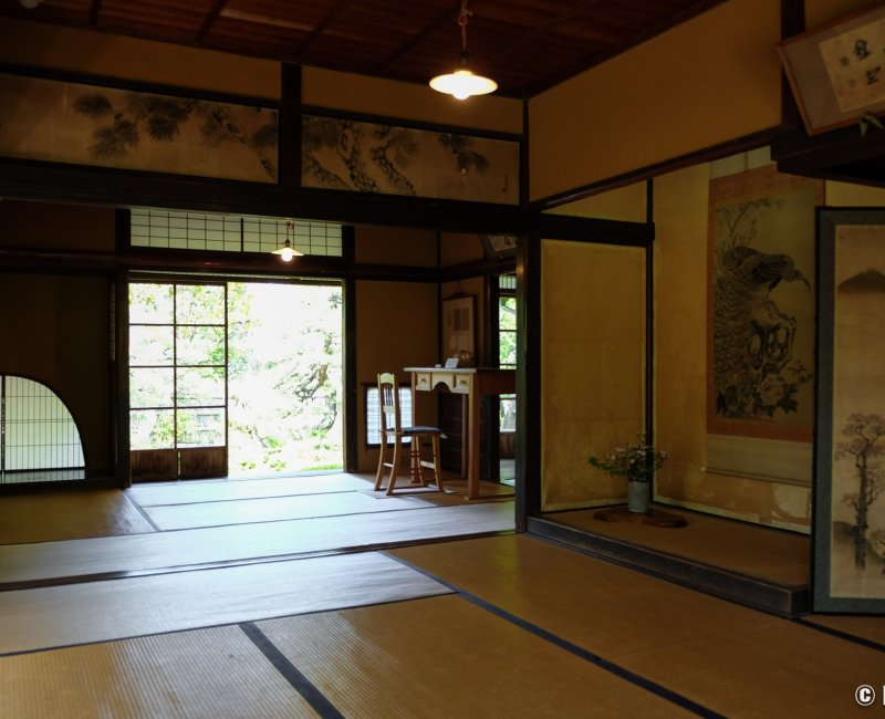 Musée Mémorial Lafcadio Hearn (Matsue), intérieur de l'ancienne résidence de samourai Musée Mémorial Lafcadio Hearn (Matsue), intérieur de l'ancienne résidence de samourai