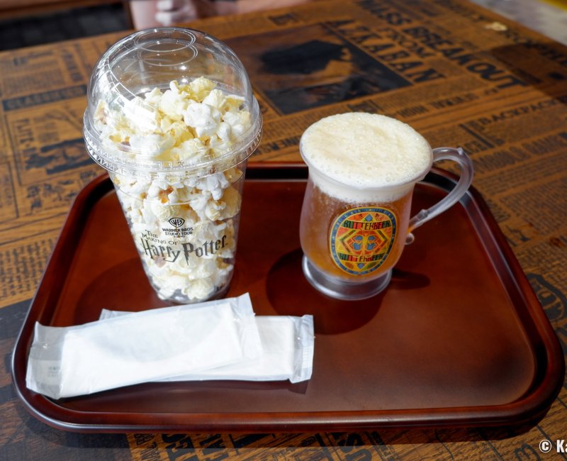 Warner Bros. Studio Tour Tokyo - The Making of Harry Potter, collation bièraubeurre et pop-corn