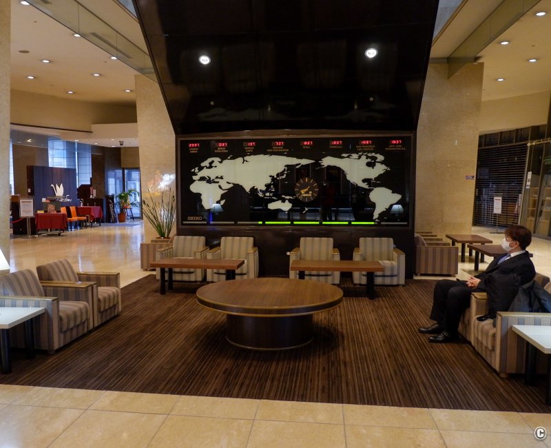 Hotel Aomori, hall d'accueil de l'hôtel Hotel Aomori, hall d'accueil de l'hôtel