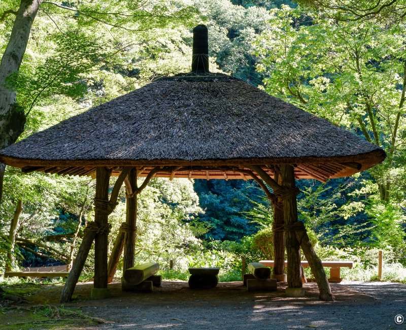Meiji Jingu Gyoen (Tokyo), pavillon Gazebo du jardin 2