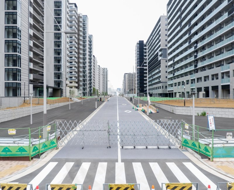 Tokyo, village olympique des JO de 2021 fermé pendant la pandémie de Covid Tokyo, village olympique des JO de 2021 fermé pendant la pandémie de Covid