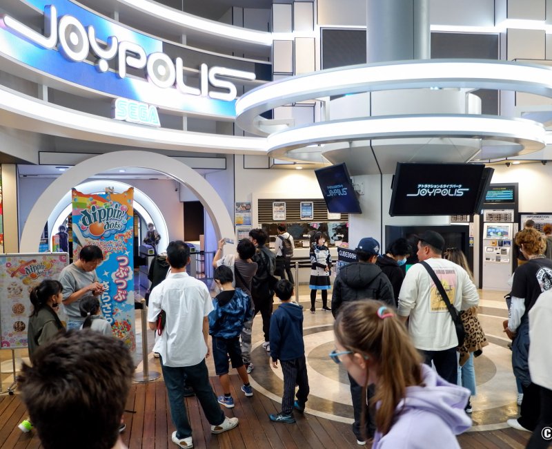 Tokyo Joypolis (Odaiba), entrée du parc d'attractions Sega Tokyo Joypolis (Odaiba), entrée du parc d'attractions Sega