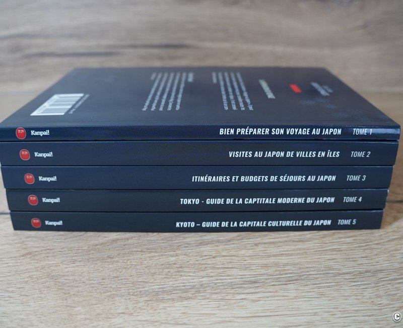 Les 5 livres de la collection "Guide de voyage au Japon" Les 5 livres de la collection "Guide de voyage au Japon"