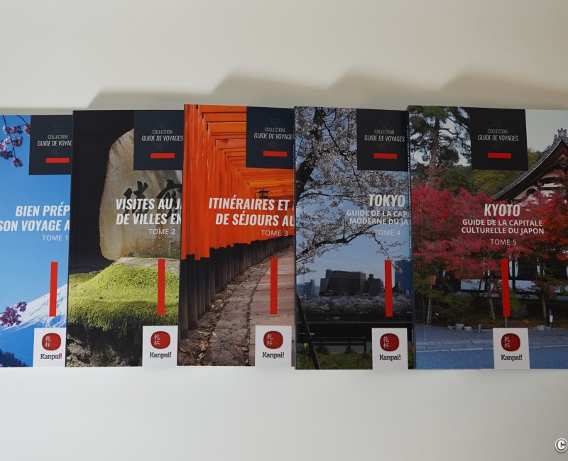 Kanpai, Les 5 tomes de la collection "Guide de voyage au Japon"