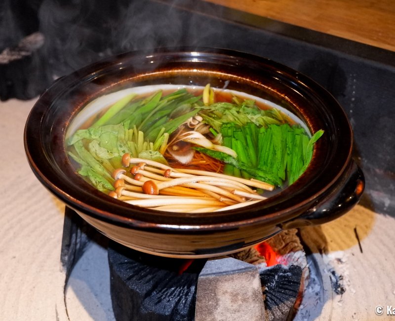 Kagurazaka Irori Yakiniku Gion (Tokyo), fondue Sukishabu