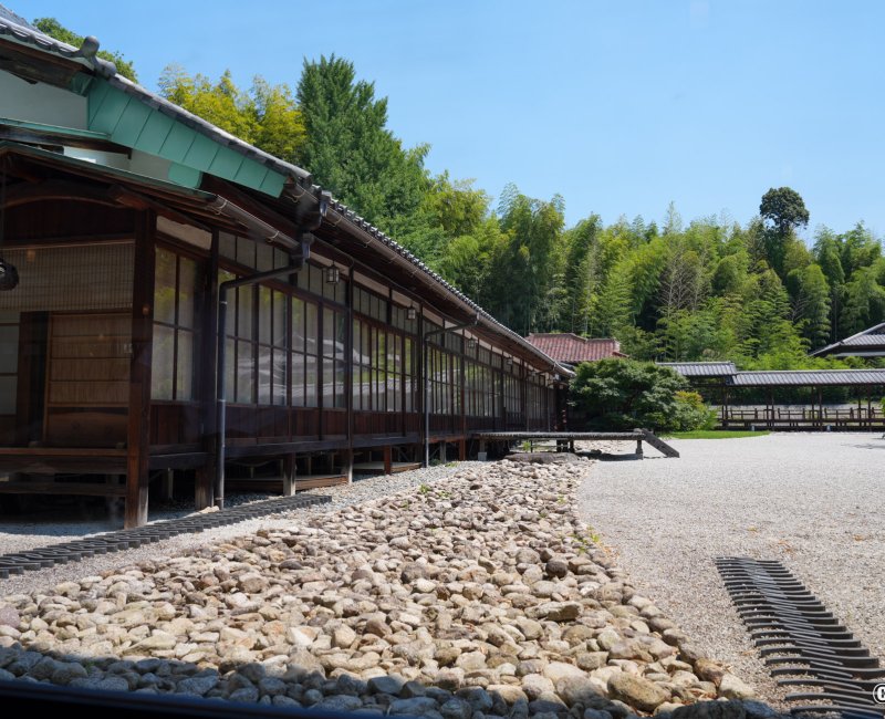 Kosho-ji (Nagoya), vue sur le jardin Fumon et la maison de thé Chikusui-tei Kosho-ji (Nagoya), vue sur le jardin Fumon et la maison de thé Chikusui-tei