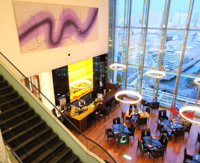 The Royal Park Hotel Iconic Tokyo Shiodome, bar THE BAR et vue panoramique