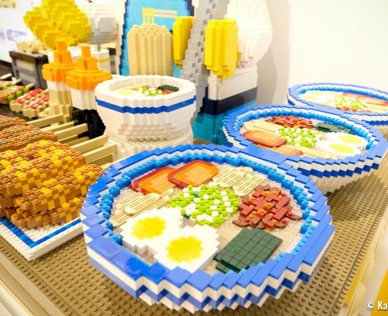 Fukuoka (Kyushu), Hakata Ramen et stand Yatai en Lego au LaLaport FUKUOKA 