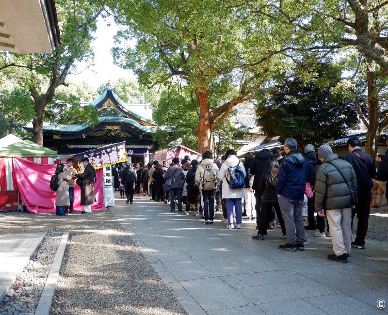 Oji-jinja (Tokyo), file d'attente 1ère prière au sanctuaire de l'année 2026 Oji-jinja (Tokyo), file d'attente 1ère prière au sanctuaire de l'année 2026
