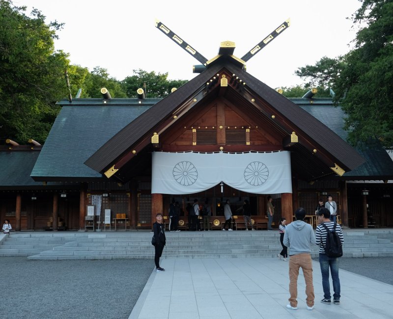 Sapporo (Hokkaido), sanctuaire Hokkaido-jingu en été 3