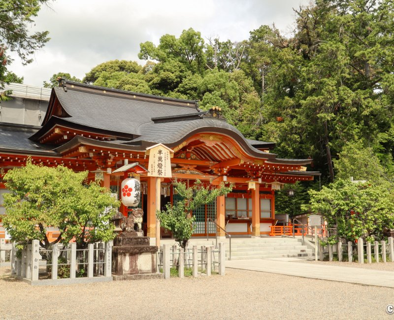 Nagaokakyo (Kyoto), Pavillon principal shaden du sanctuaire Nagaoka Tenmangu