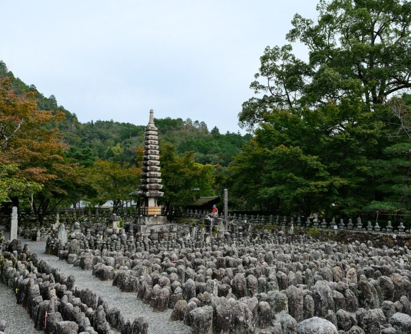 Arashiyama (Kyoto), cimetière du temple Adashino Nenbutsu-ji Arashiyama (Kyoto), cimetière du temple Adashino Nenbutsu-ji
