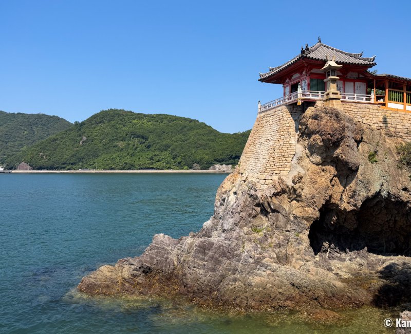 Fukuyama (préfecture d'Hiroshima), Vue sur le temple Abuto Kannon Fukuyama (préfecture d'Hiroshima), Vue sur le temple Abuto Kannon