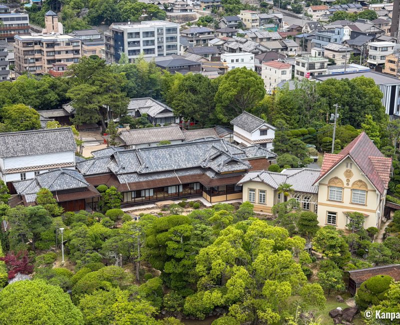 Fukuyama (préfecture d'Hiroshima), Vue sur la ville de Fukuyama depuis le château Fukuyama (préfecture d'Hiroshima), Vue sur la ville de Fukuyama depuis le château