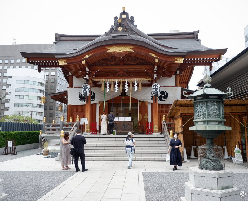 Suiten-gu (Ningyocho, Tokyo), visite le jour du chien pour les femmes enceintes Suiten-gu (Ningyocho, Tokyo), visite le jour du chien pour les femmes enceintes