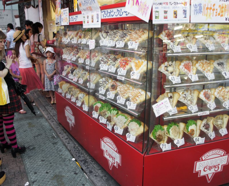 Takeshita Dori, enseigne Marion Crepes Takeshita Dori, enseigne Marion Crepes