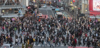 Carrefour de Shibuya à Tokyo