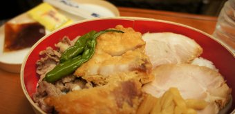 Ekiben aux 3 viandes (bœuf, poulet et porc) 2