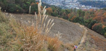 Mont Daimonji à Kyoto, Chemin jalonné des emplacements de bûchers pour Gozan no Okuribi