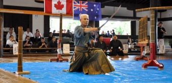 Butokuden à Kyoto, Démonstration de sabre 2