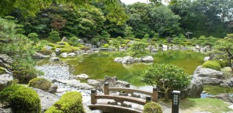 Fukuoka (Kyushu), jardin japonais du parc Ohori