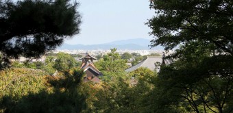 Tenryu-ji (Arashiyama, Kyoto), panorama depuis l'enceinte du temple