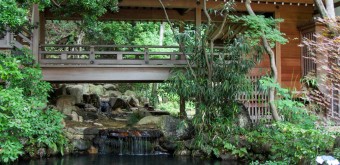 Chofu, Jindai-ji, une passerelle