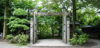 Chofu, Jindai-ji, une porte