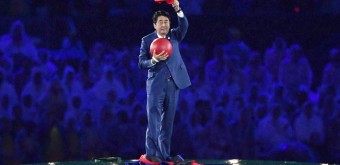 Shinzo Abe Mario Rio 2016