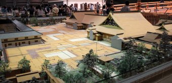 Musée Edo-Tokyo, reconstitution miniature d'un palais (avant réouverture de 2026)