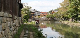 Omihachiman (Shiga), canal Hachiman-bori