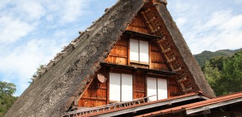 Shirakawa-go, Maison au toit de chaume