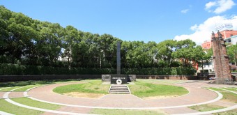Parc de la Paix de Nagasaki, Hypocentre de l'explosion atomique