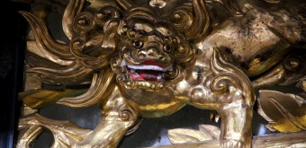 Myozen-ji (Shirakawa-go), détail de la décoration